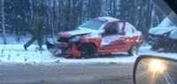 Водитель Renault погиб после столкновения с автобусом в Кстовском районе, еще 4 ранены